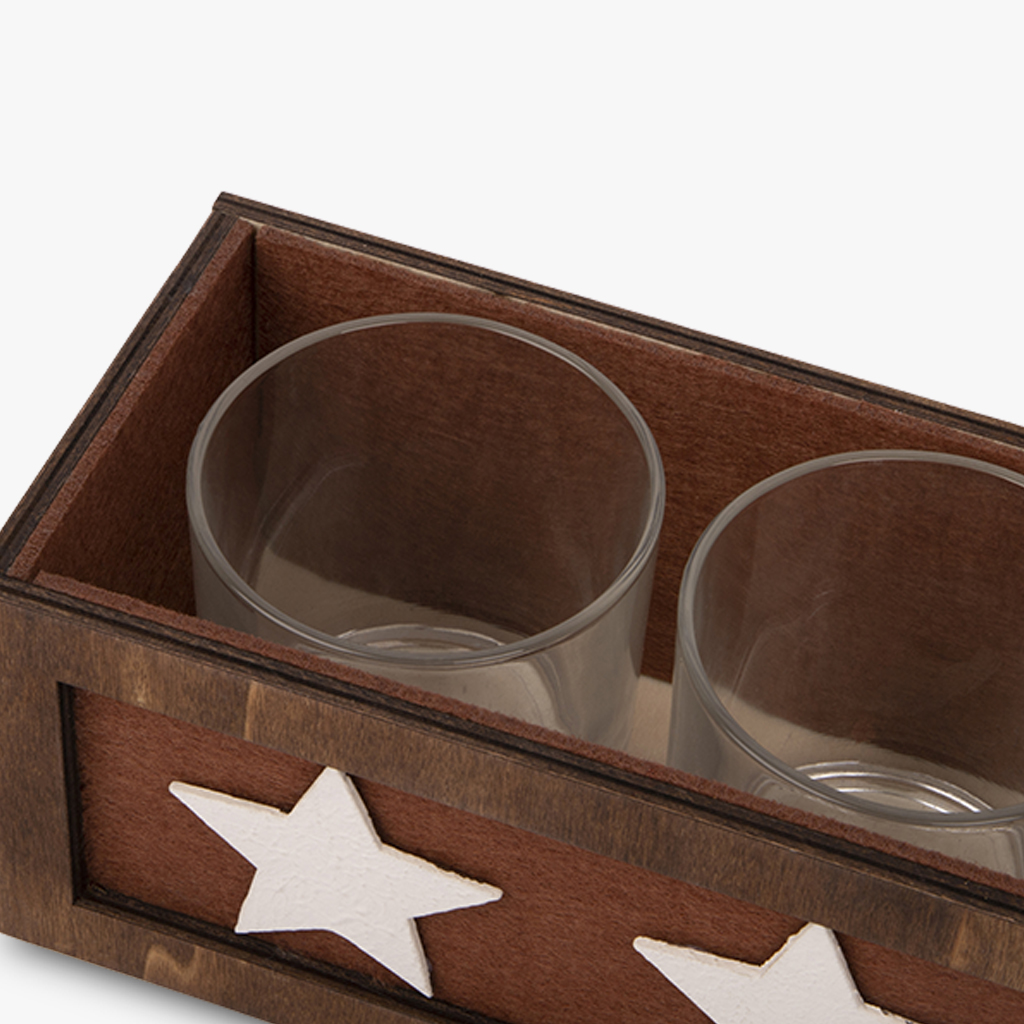 Candle Holder brown CARFT