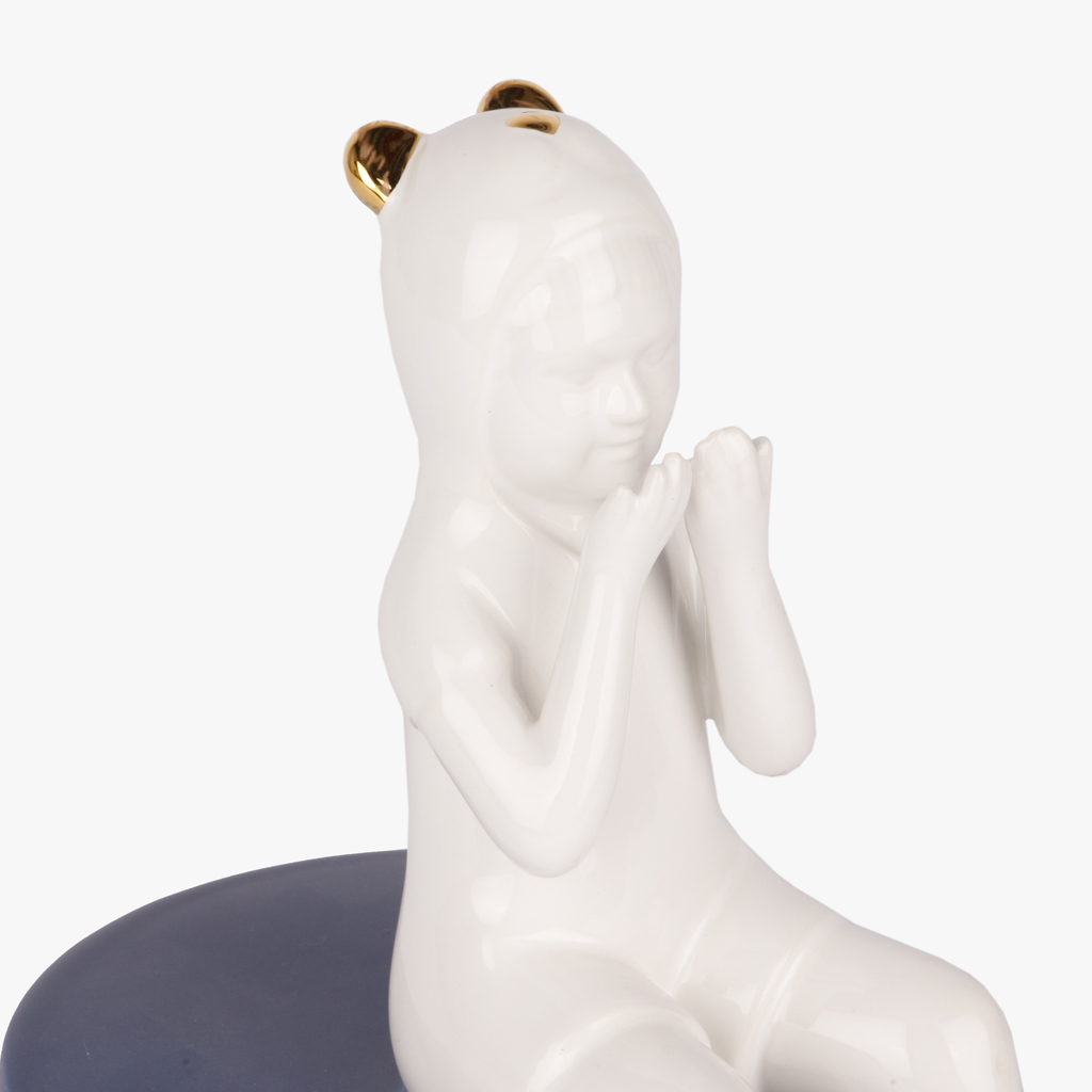 Decorative piece blue RHODES