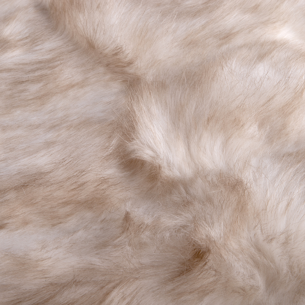 Blanket fur beige 145x170 cm ALASKA