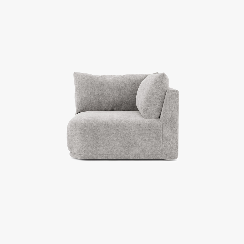 Sofa module corner grey COTILLARD