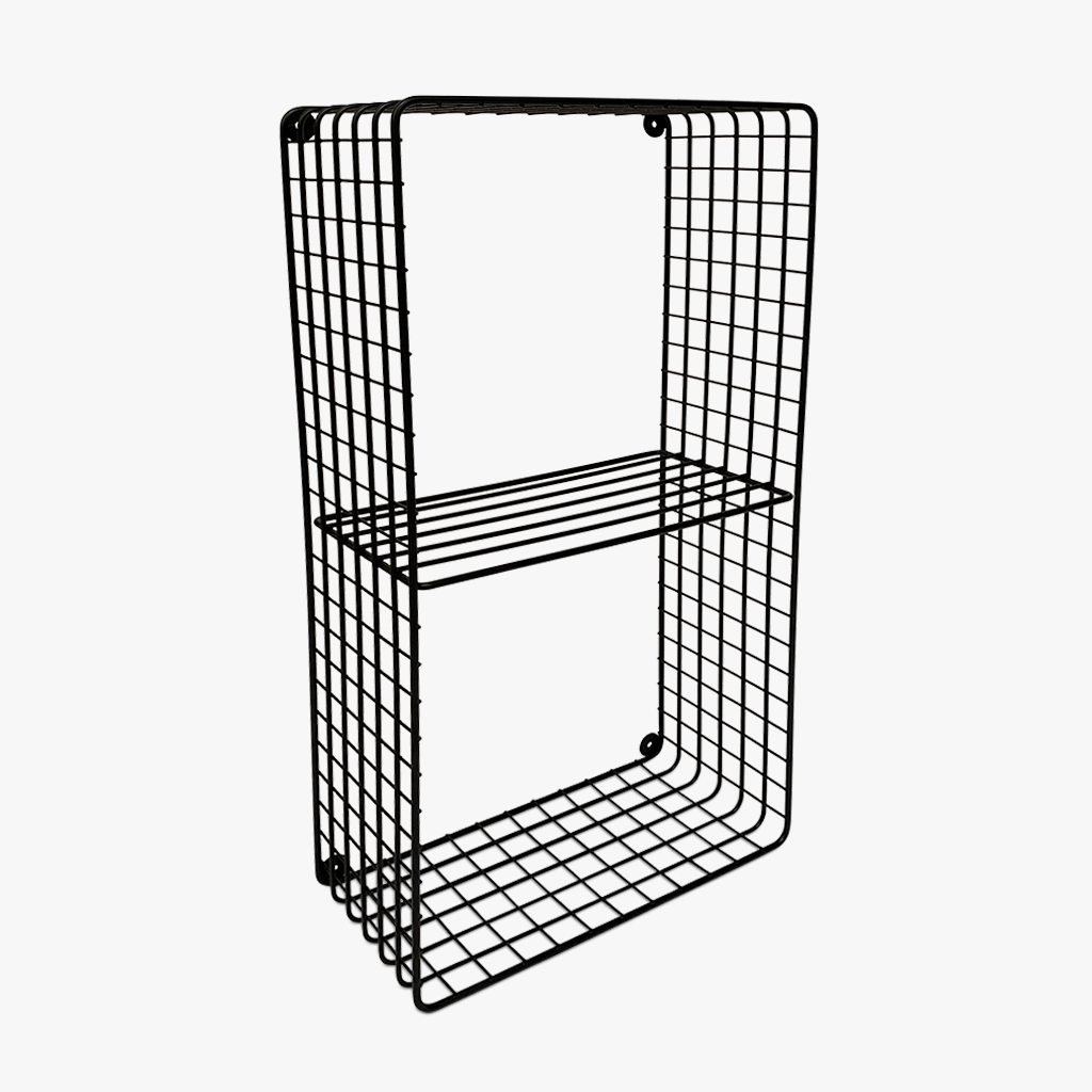 Mesa estante ferro PT