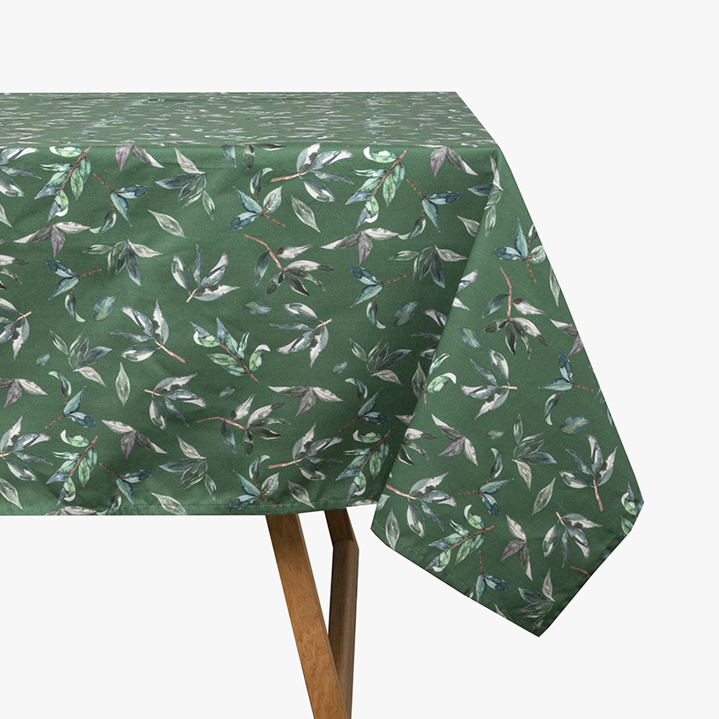 Cotton Tablecloth Leaves 150x150