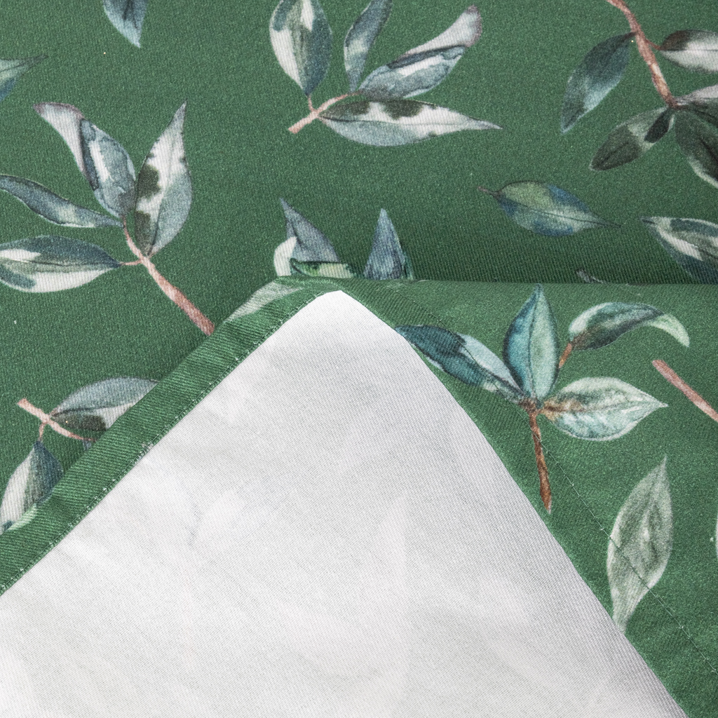 Cotton Tablecloth Leaves 150x300