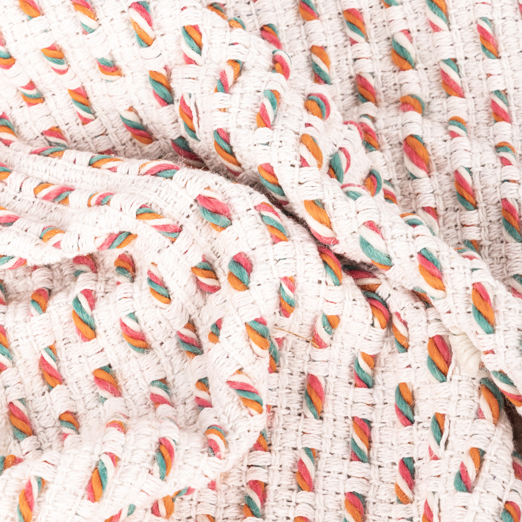 Blanket cotton/polyester multicolor 130x170cm RUBY