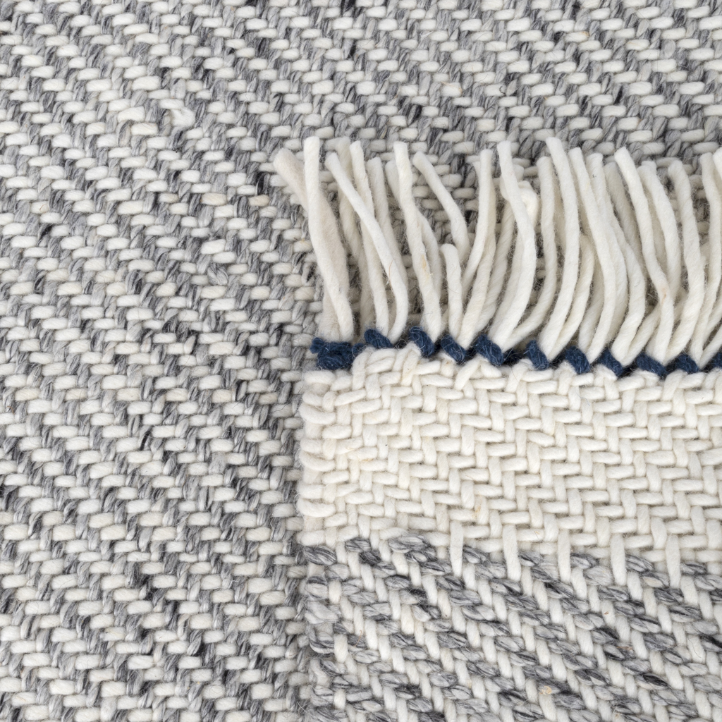 Rug mescla stripe blue 140x200 cm LUZIA