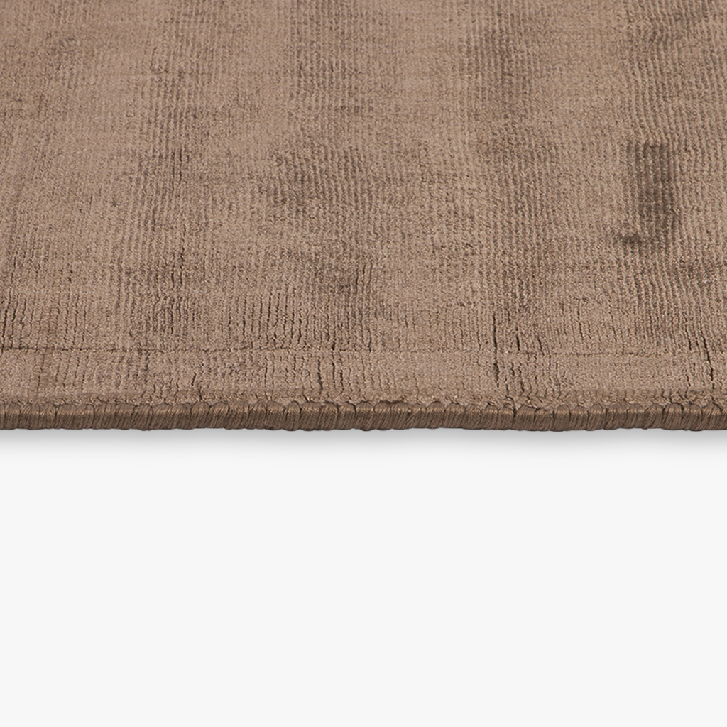 Brown Viscose Rug 70x110 BLIDA