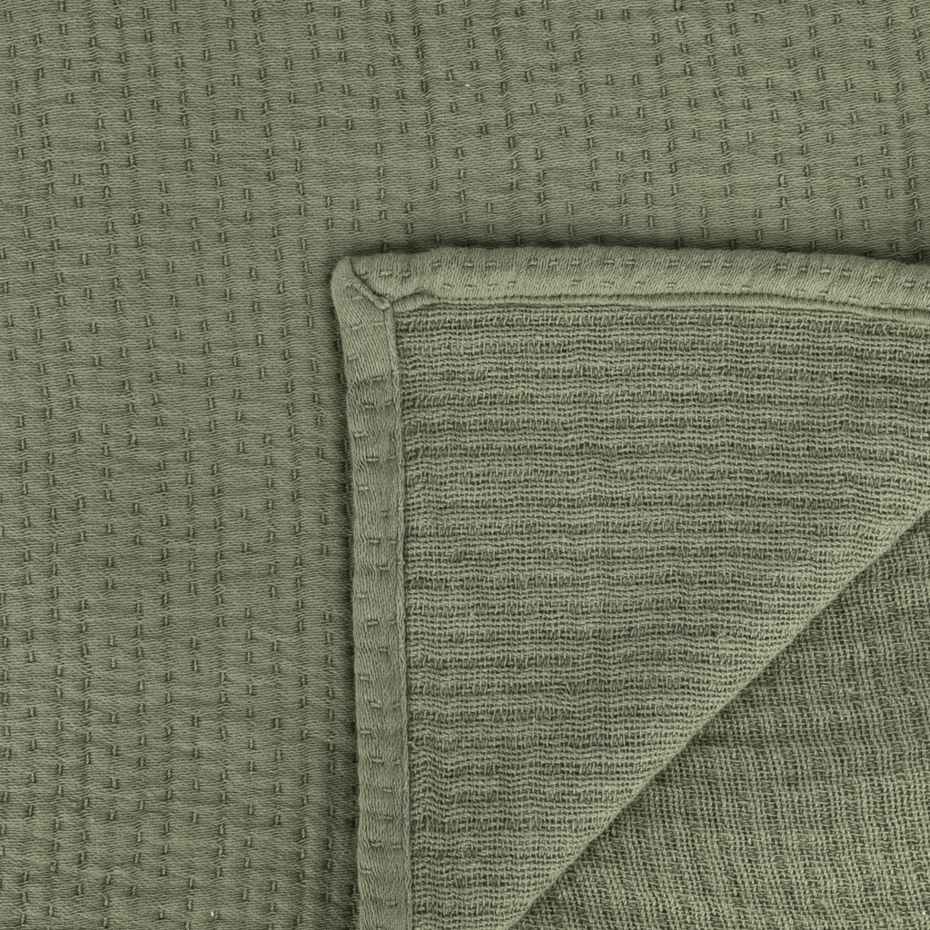 Quilt green 180x250cm PALMI
