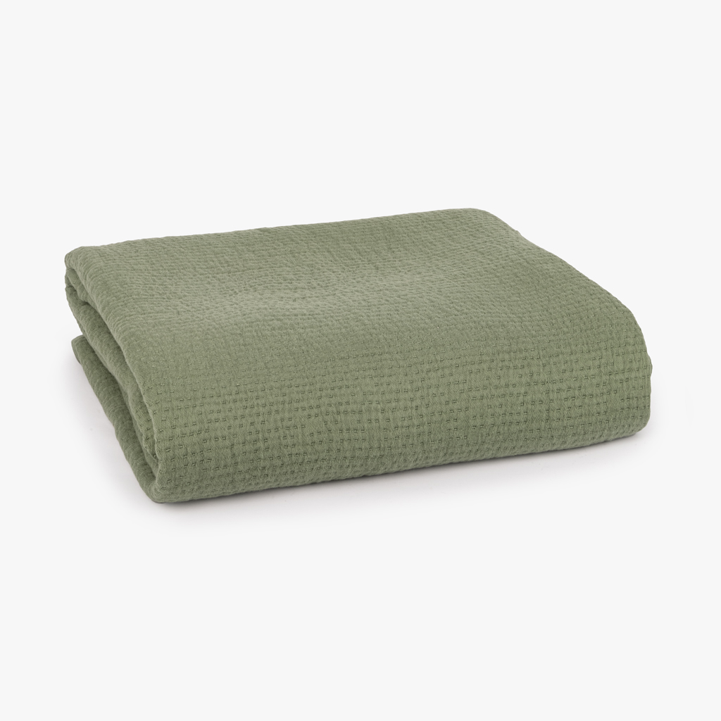 Quilt green 240x220cm PALMI