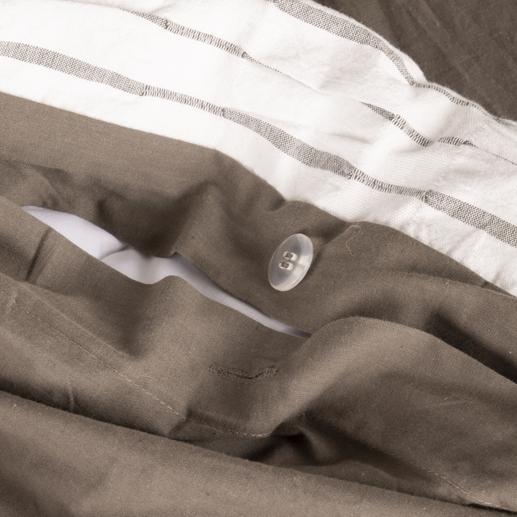 Capa edredão branco/preto - Cama 140/160 (240x220cm) CARPI