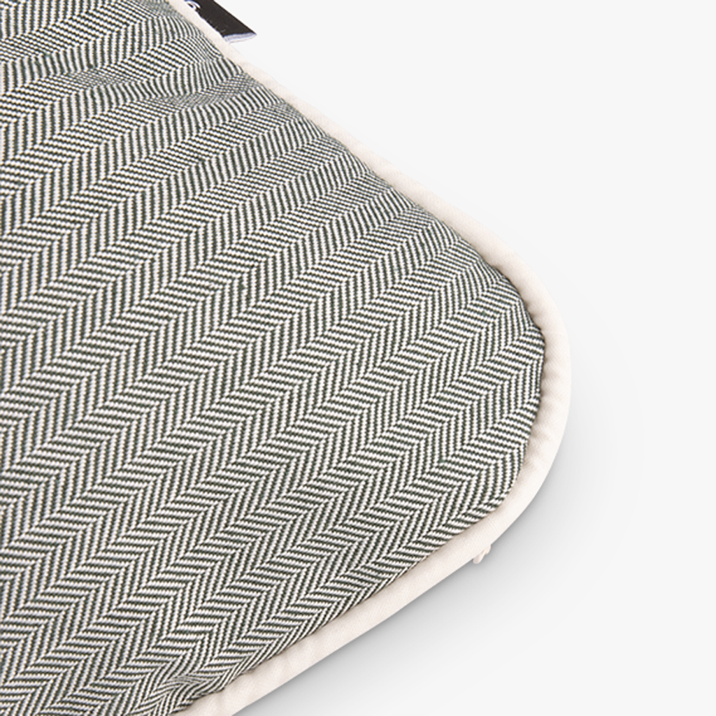 Cushion cover herringbone green 60x60 cm MOURA