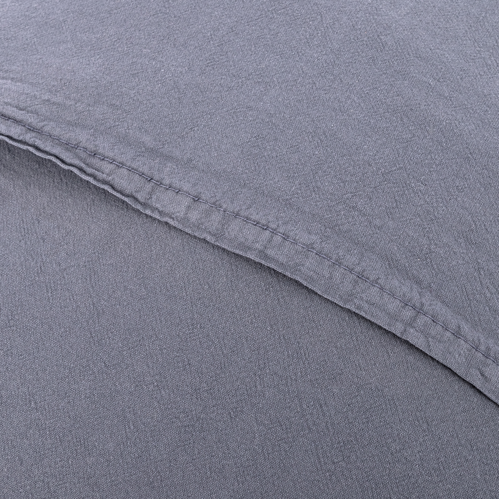 Cushion cover frills cotton blue 45x45cm ÓLBIA