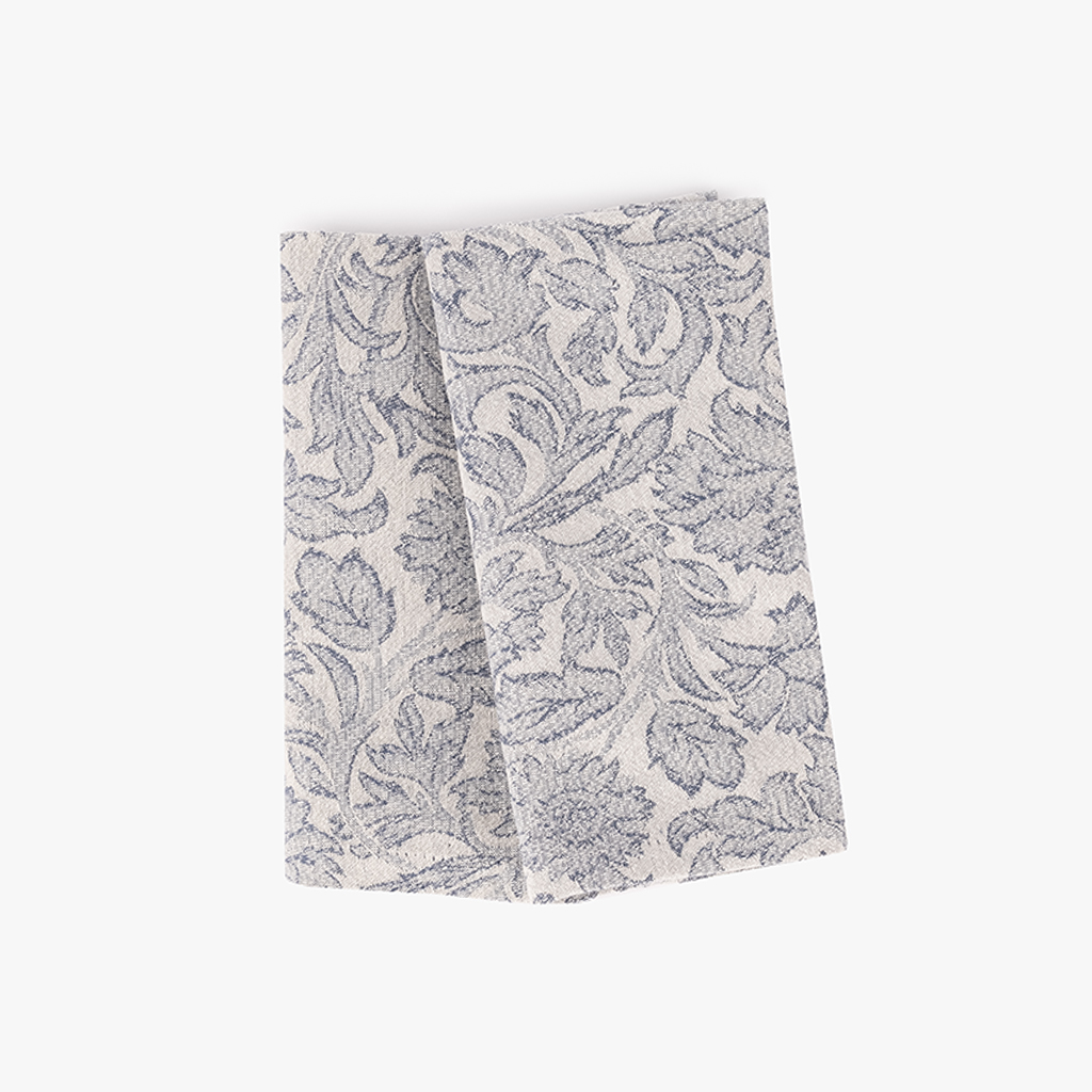 Napkins glossy blue cotton 45x45 cm TIKAL  