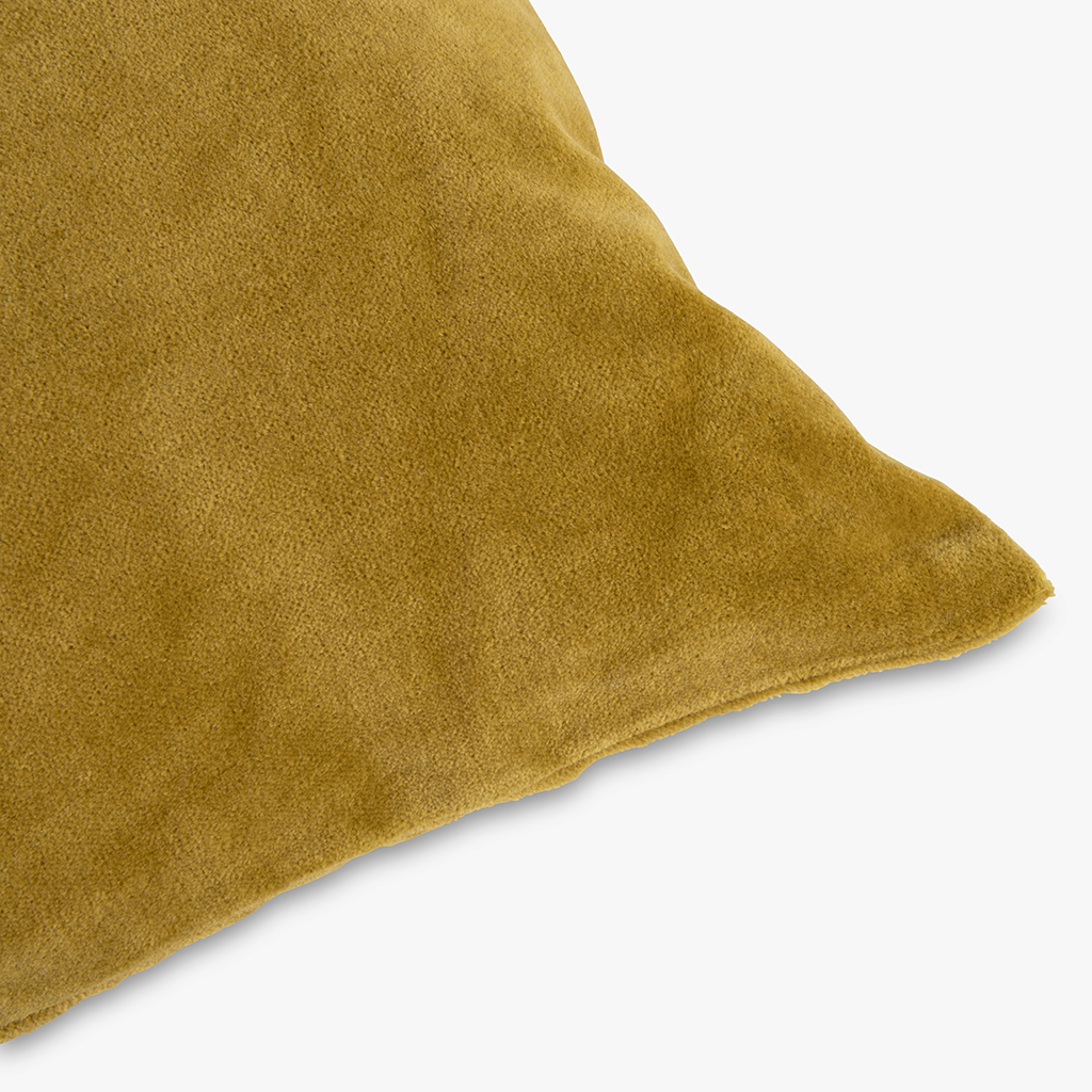 Cushion Cover Loft with Zip Natural and Mustard 45x45 cm