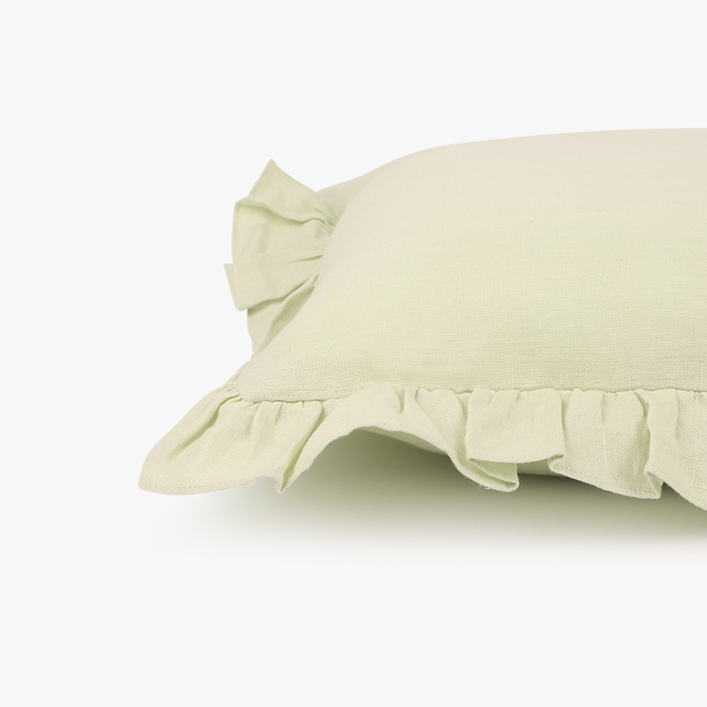 Cushion cover frills green 50x50 cm SEVILHA