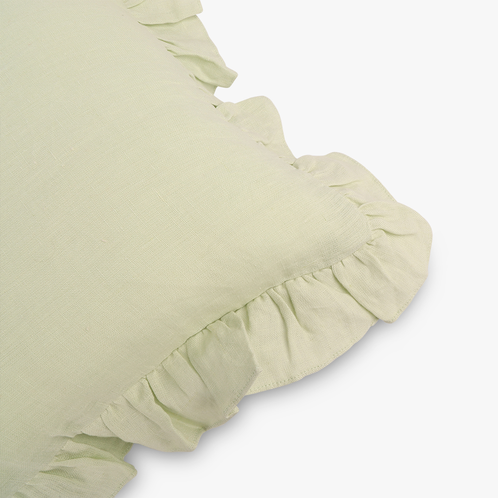 Cushion cover frills green 50x50 cm SEVILHA