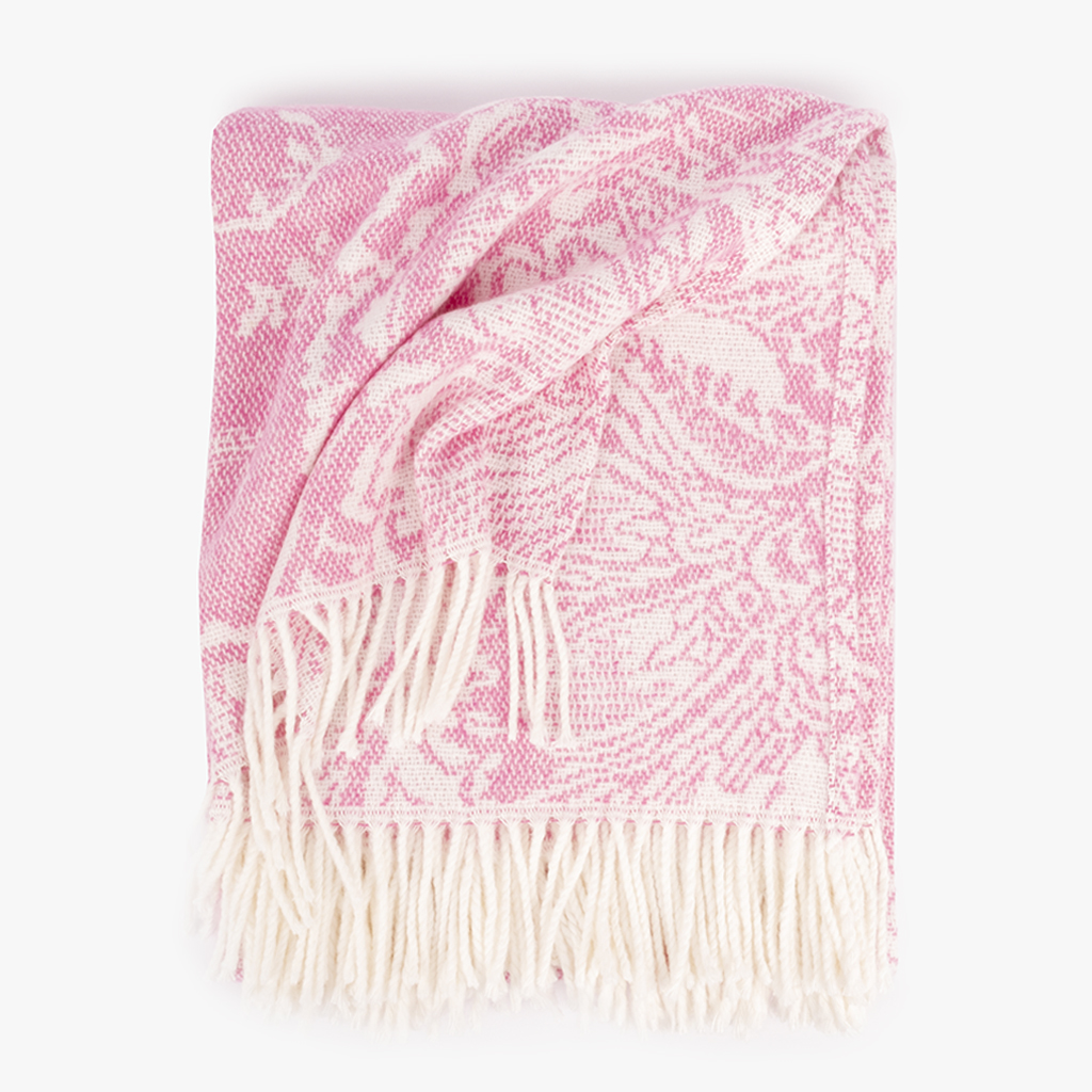 Blanket pink 127x178cm ÁGATA