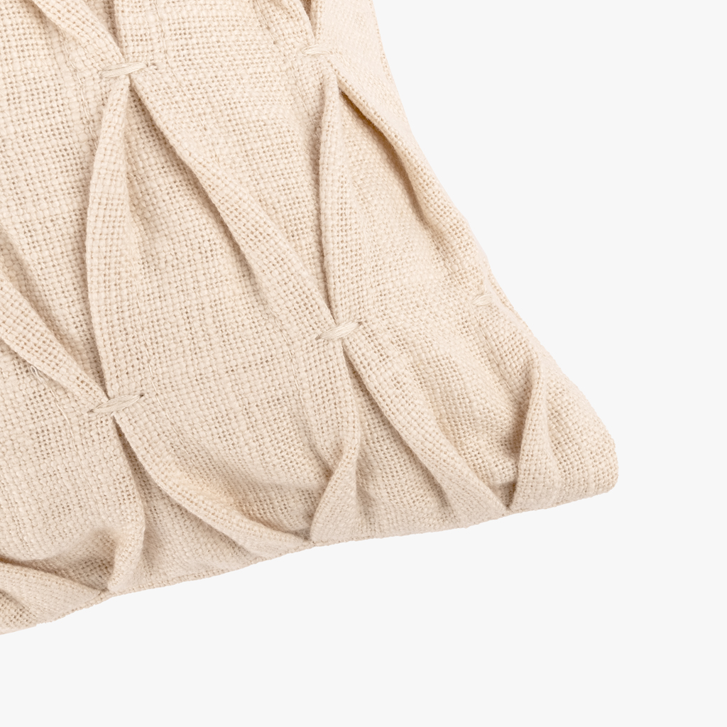 Cushion cover pleats beige 30x50 cm GROU