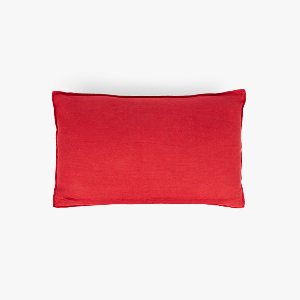 Cushion Cover Hope Red Linen 30x50 CRAFT