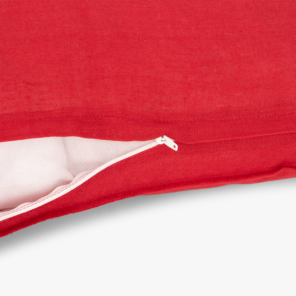 Cushion Cover Hope Red Linen 30x50 CRAFT