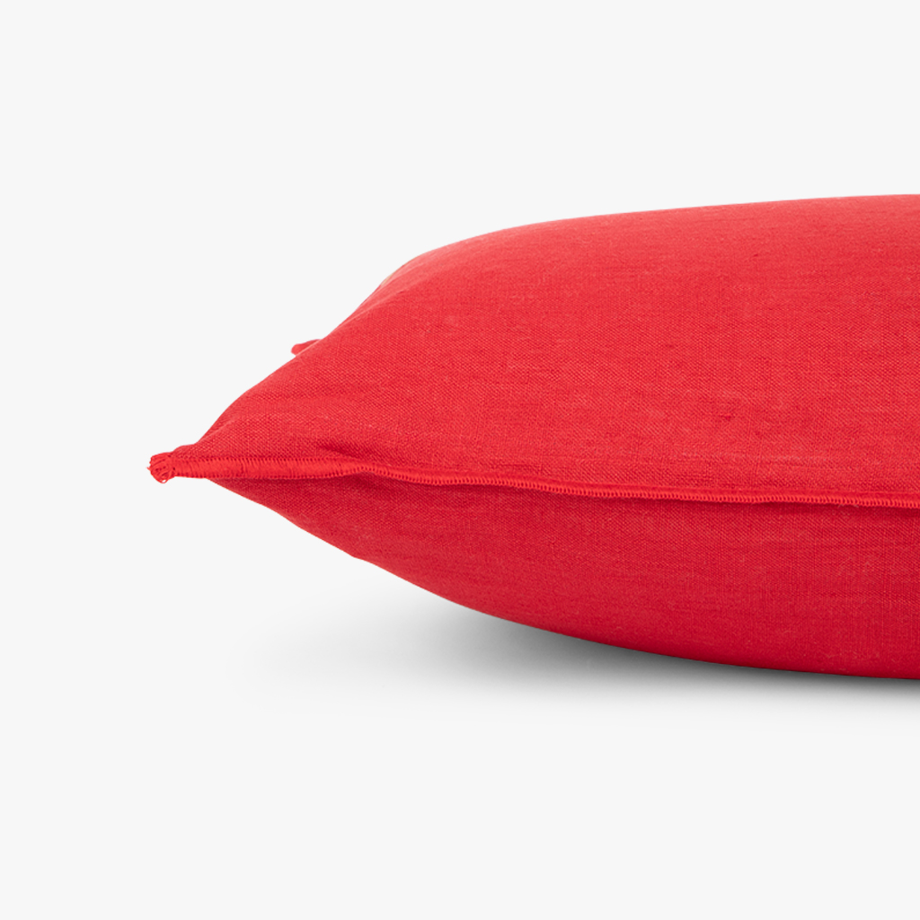 Cushion Cover Hope Red Linen 30x50 CRAFT