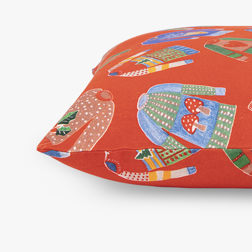 Pillow Cover Sweaters Red Cotton 45x45 CRAFT