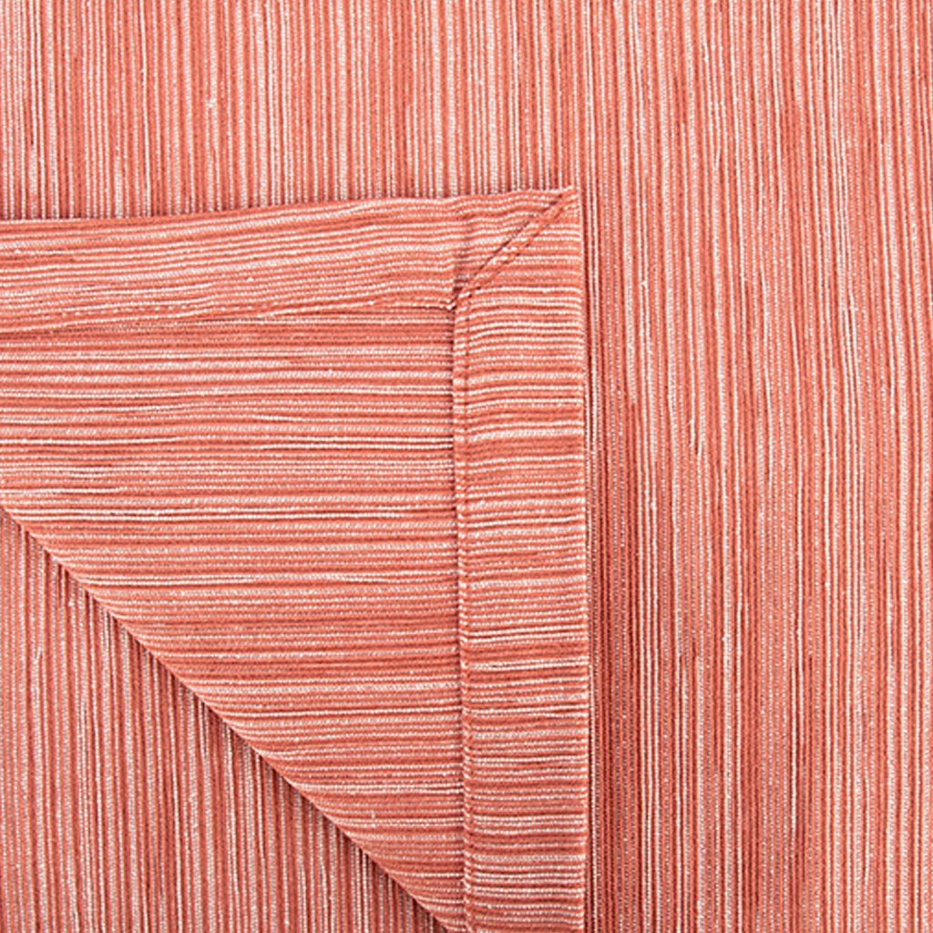 Terracotta and natural bedspread 180x250cm SUKI