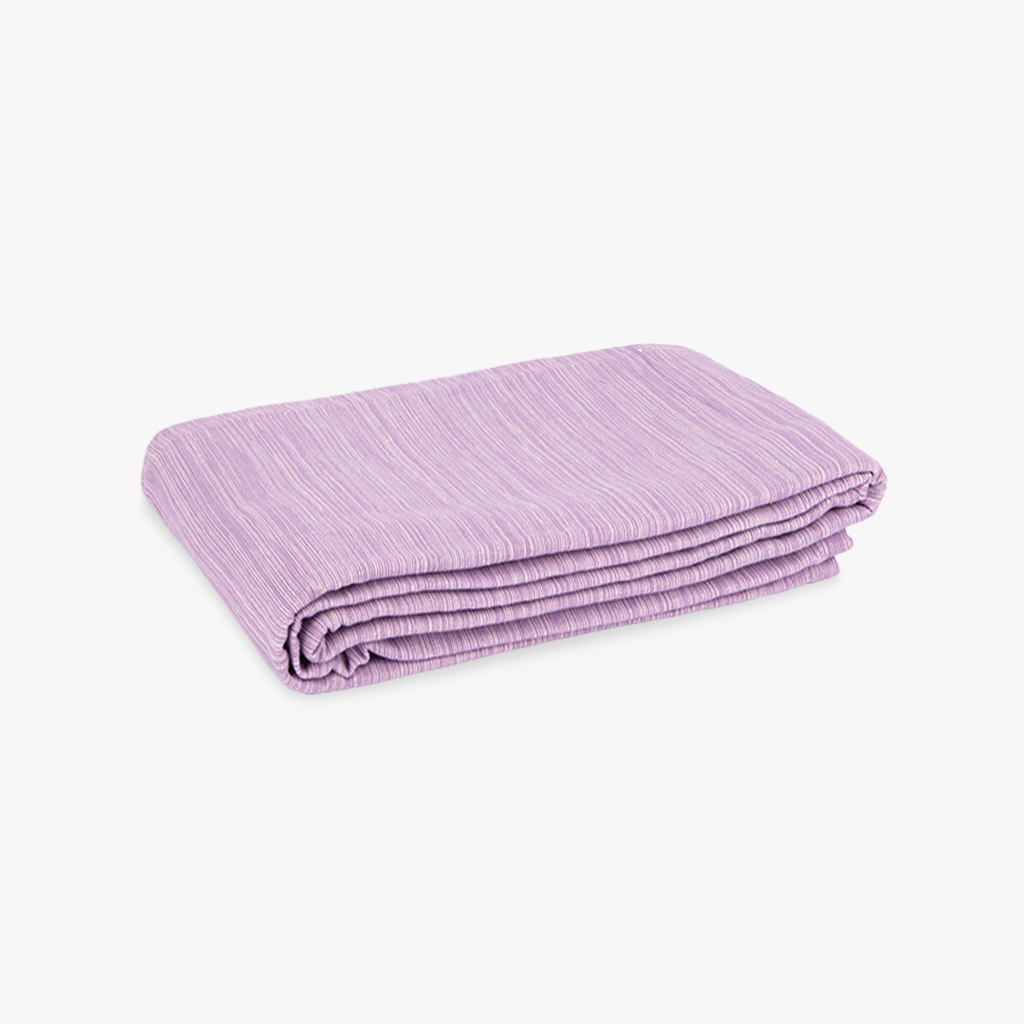 Violet and white bedspread 180x250cm SUKI