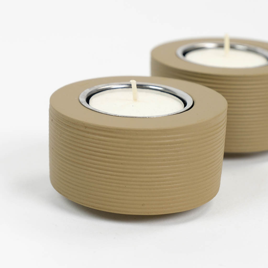 Candle holder sand (set 2) LANZAROTE