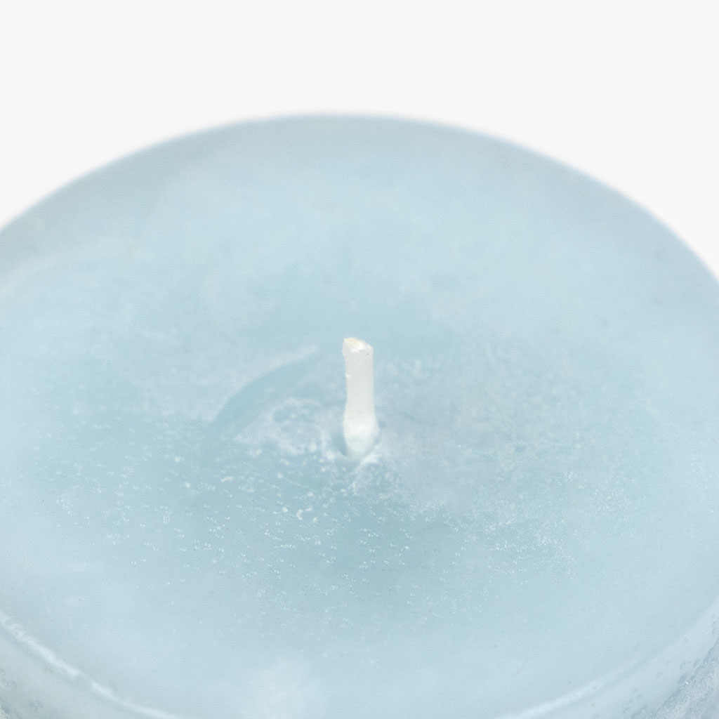 Candle blue 7x15 cm
