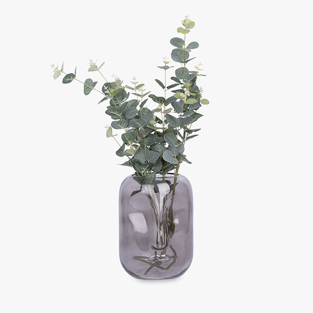 Vase face gray 18x25 cm SIMPLY