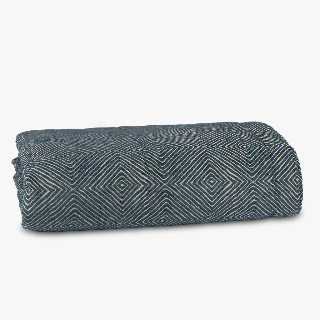 Duvet rhombus blue petroleum  (240x260cm) STELLA