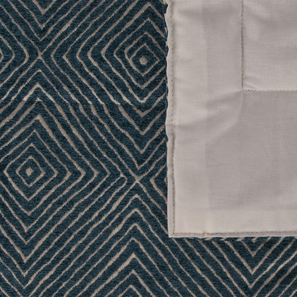 Duvet rhombus blue petroleum  (240x260cm) STELLA