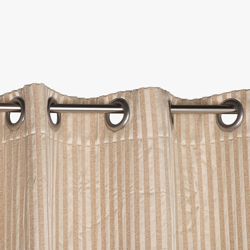 Curtain stripe beige 135x270 cm STELLA