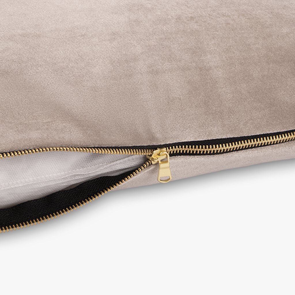 Cushion cover velvet beige 30x50cm PALACE