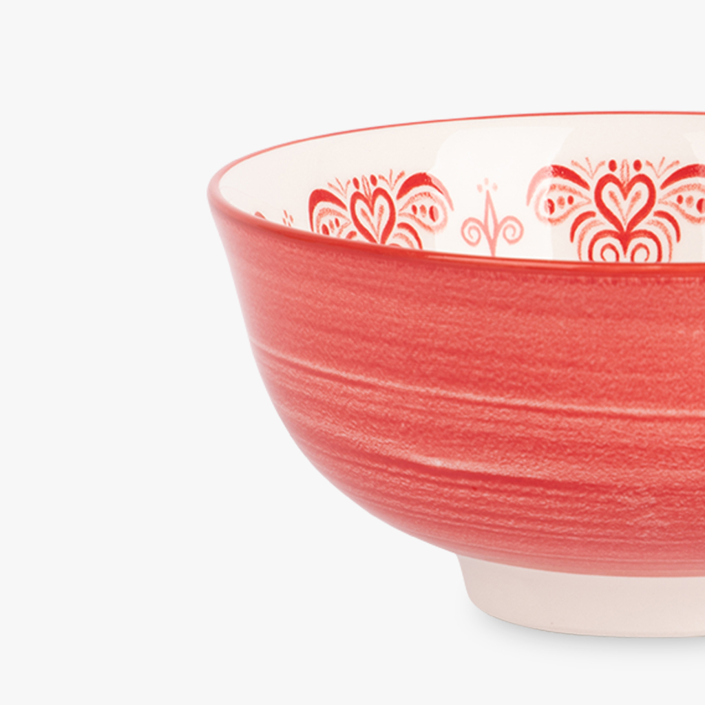 Geo Red bowl 12 cm ASIA