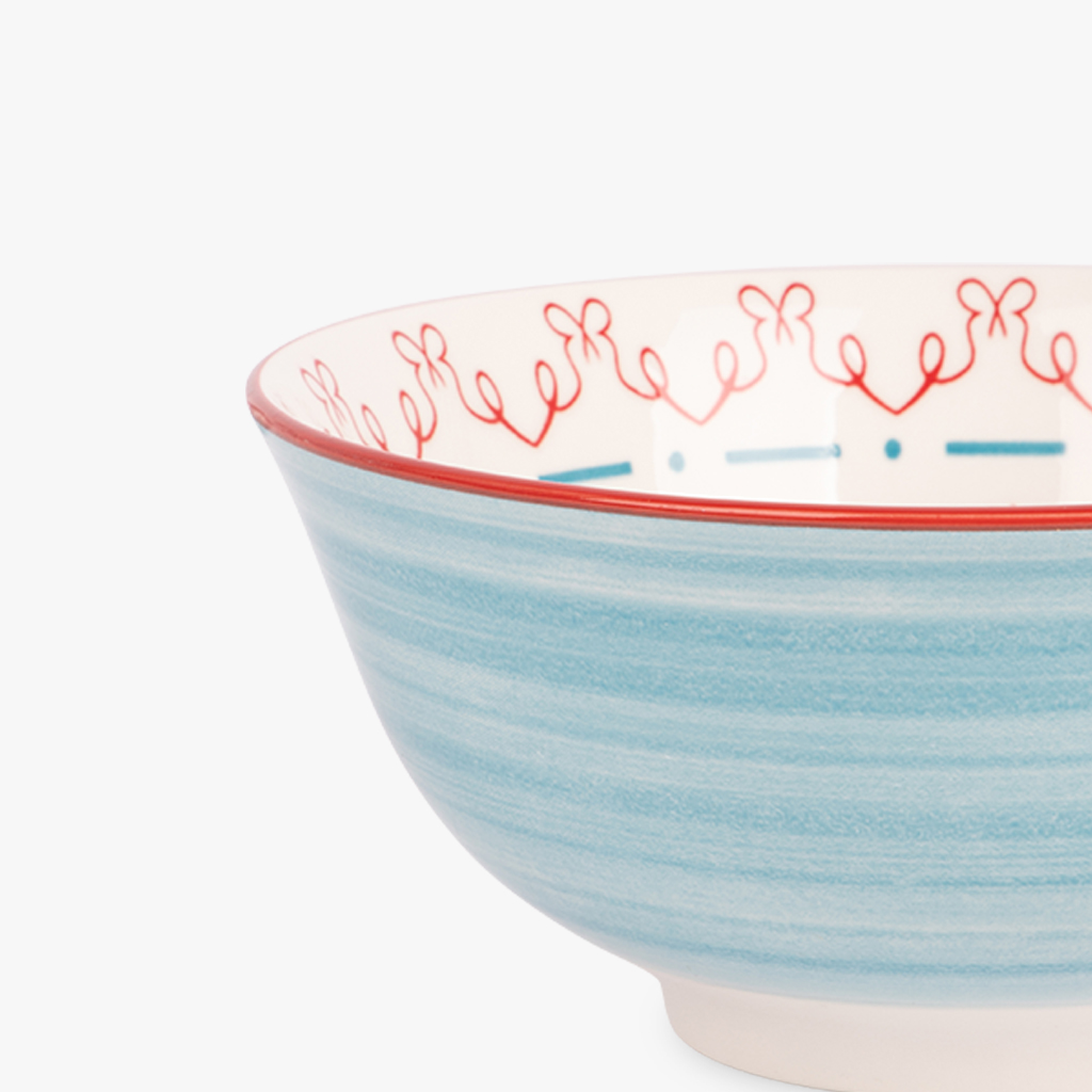 Blue Geo bowl 15,5 cm ASIA