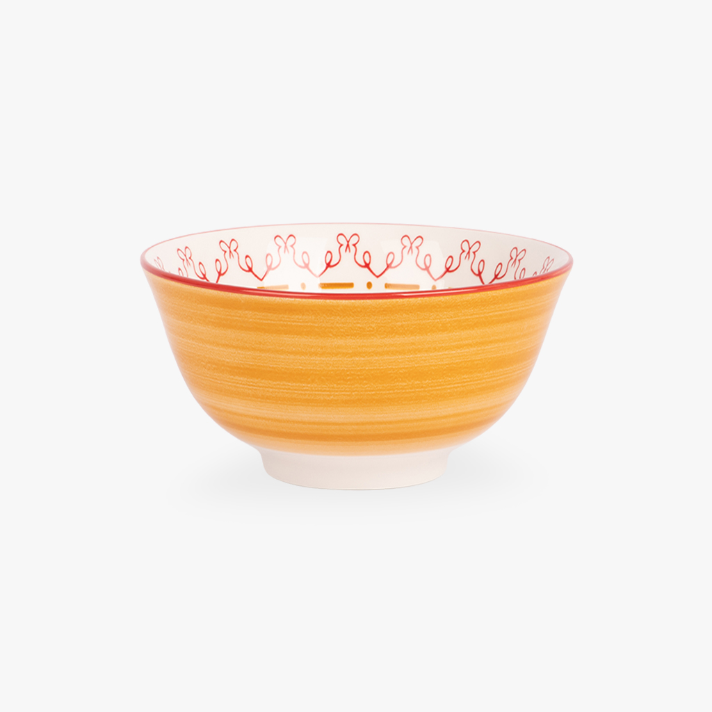 Geo Yellow bowl 15,5 cm ASIA