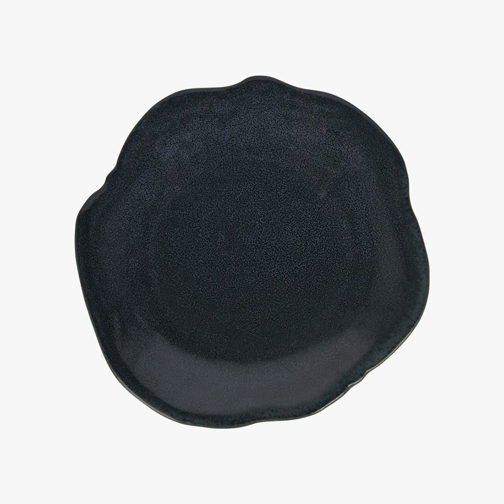 Decorative plate blue 21x20cm MARÉ