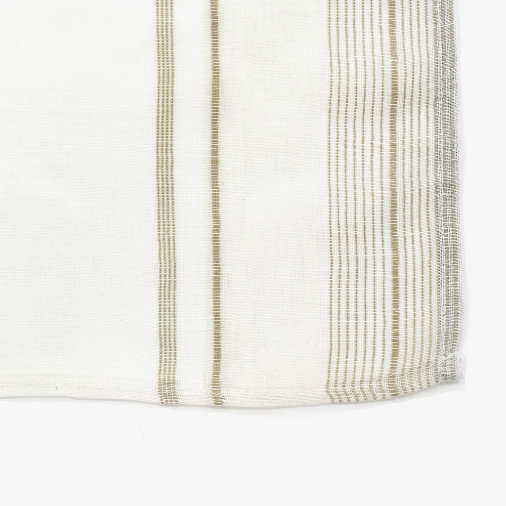Curtain stripes grey and natural 140x250cm SANDSTONE