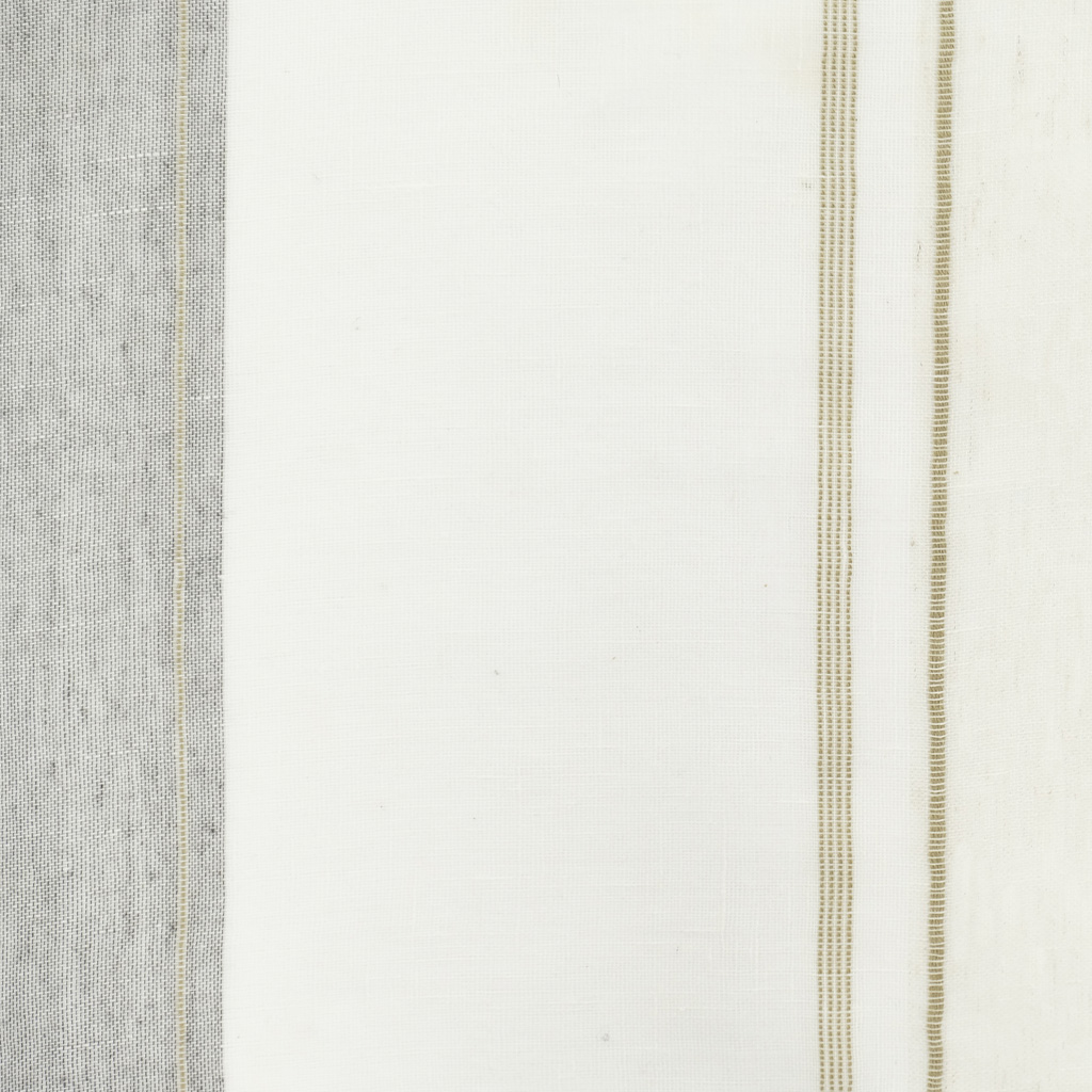 Curtain stripes grey and natural 140x250cm SANDSTONE