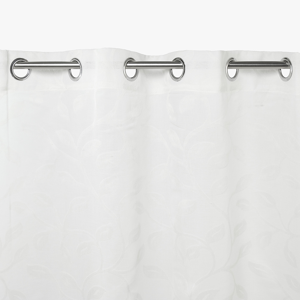 Curtain leaves white 140x270 cm LEAF