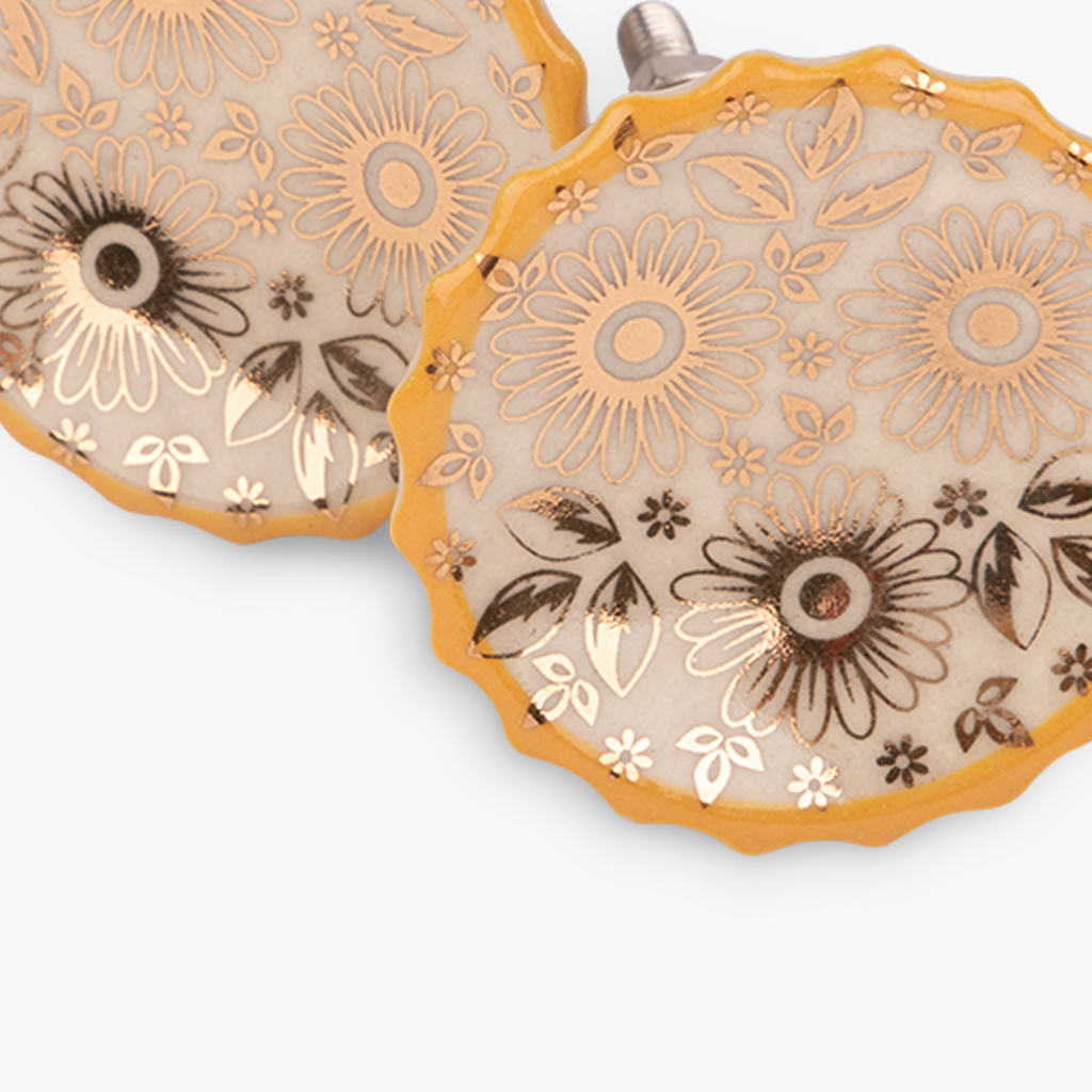 Drawer Knob yellow THANE