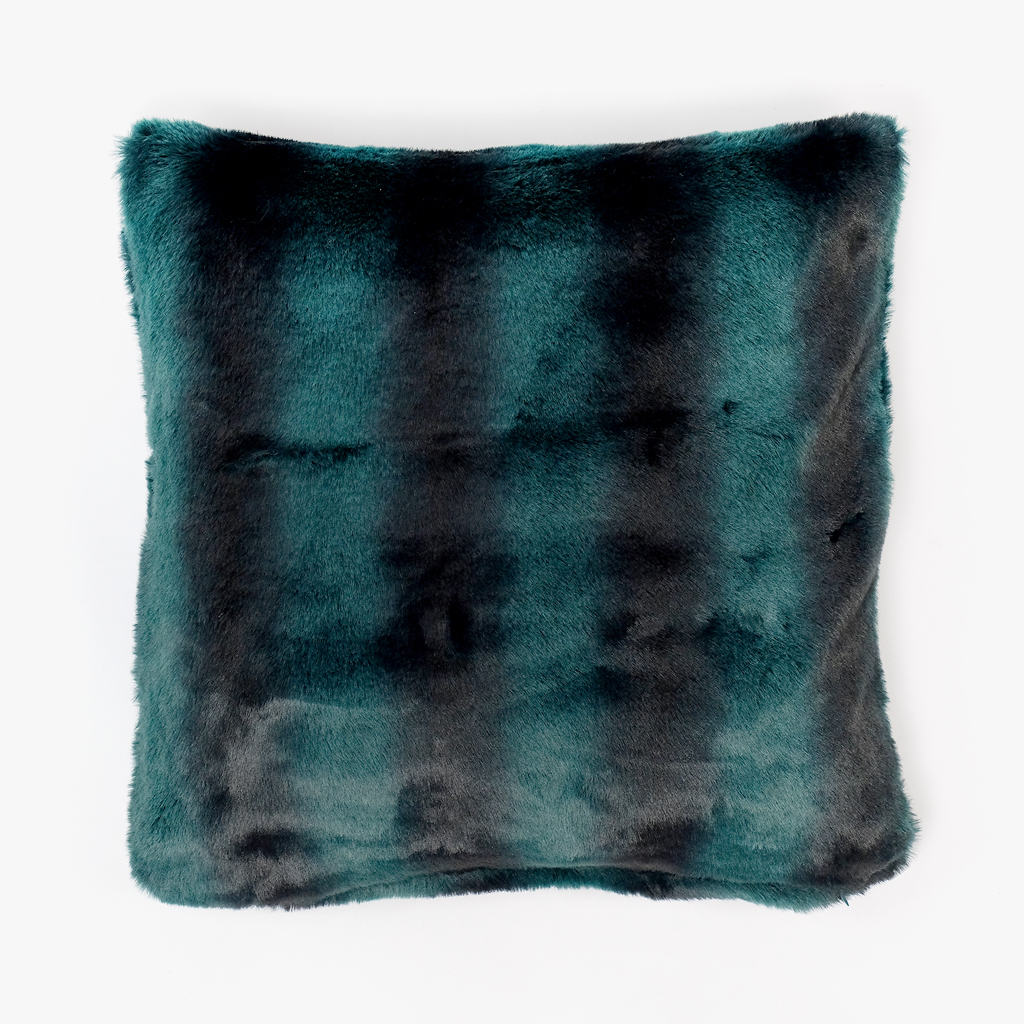 Cushion cover eco stripes petroleum 40x40 cm YORK