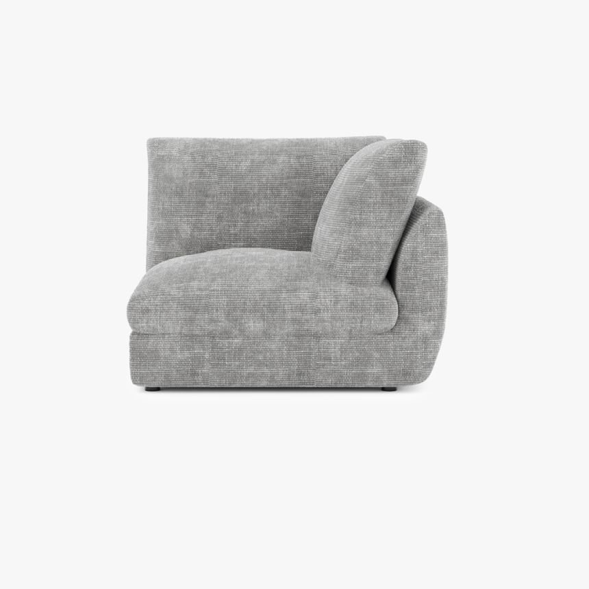 Sofa module corner grey DICAPRIO