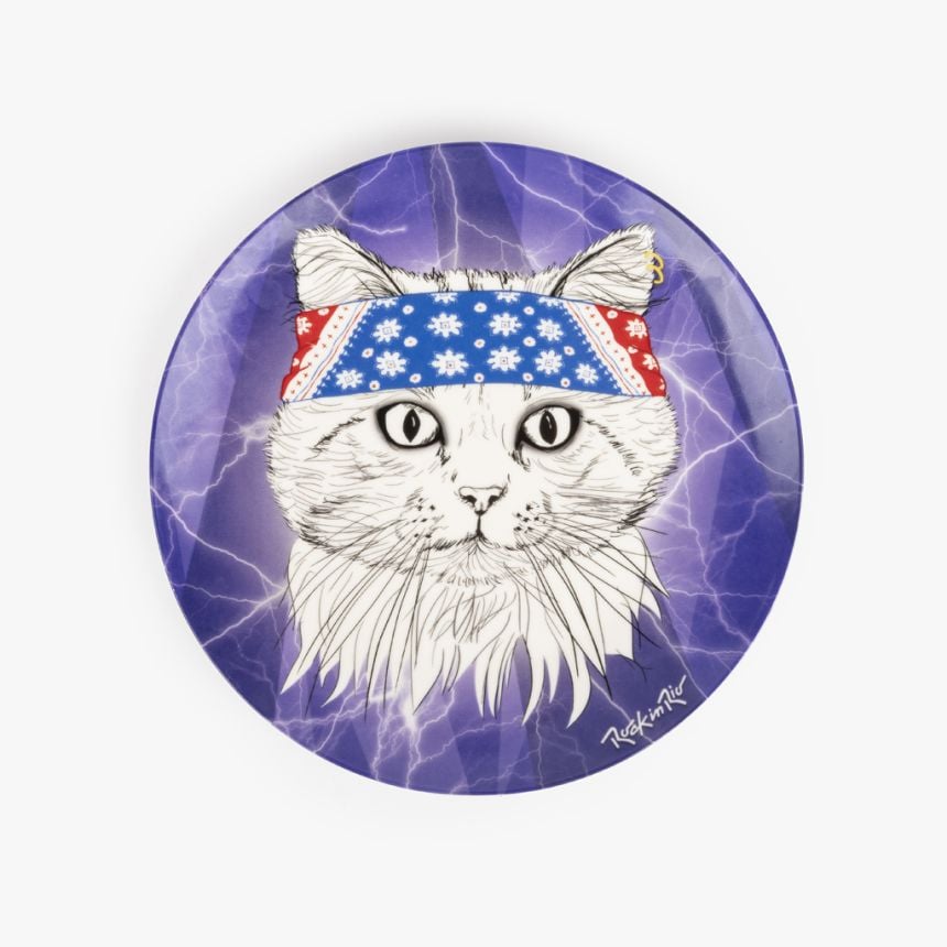 Plate Hard Rock d20cm GATOS DO ROCK