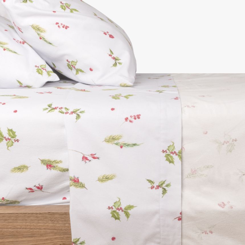 Top & bottom sheet +2Pillowcases 240x280 FROST