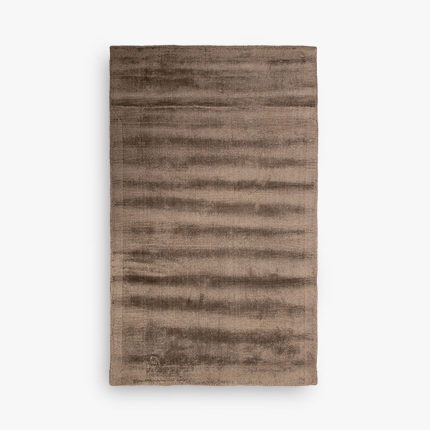 Brown Viscose Rug 70x110 BLIDA