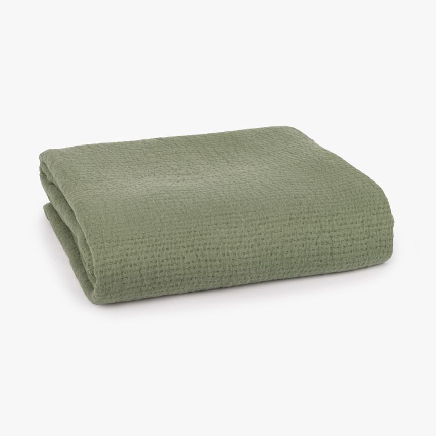 Quilt green 180x250cm PALMI