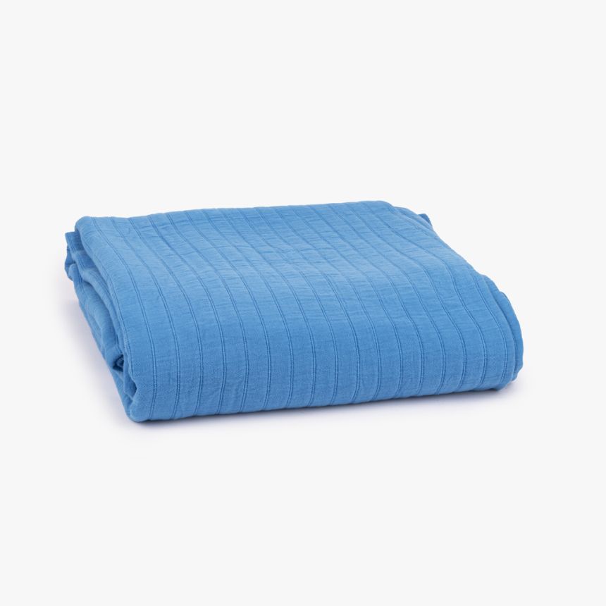 Quilt blue 180x250cm PALMI