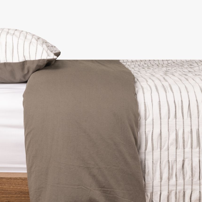 Capa edredão branco/preto - Cama 140/160 (240x220cm) CARPI